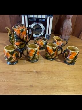 Vintage Inarco Japanese Autumn
Harvest Ceramic Tea Set